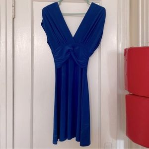Royal Blue Stretch Dress Small